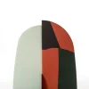 Pamono Abstract Kazimir Screen Type B in Green, Red, White, & Black by Julia Dodza for Colé> Room Dividers & Screens