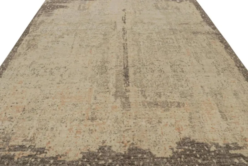 Pamono Abstract Rug in Beige and Gray from R&K Principal Jahanshah Nazmiyal> Carpets & Textiles|Carpets & Textiles