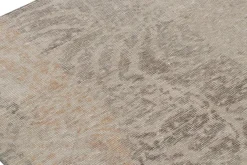Online Pamono Abstract Rug in Taupe and Rust from R&K Principal Jahanshah Nazmiyal