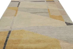 Sale Pamono Abstract Rug with Geometric Patterns from R&K Principal Jahanshah Nazmiyal
