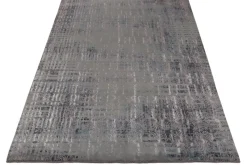 Hot Pamono Abstract Rug with Subdued Pink Floral Patterns from R&K Principal Jahanshah Nazmiyal