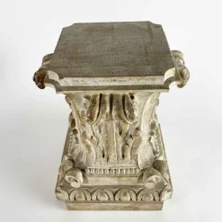 Discount Pamono Acanthus Leaf Carved Capitals, 1900, Set of 2