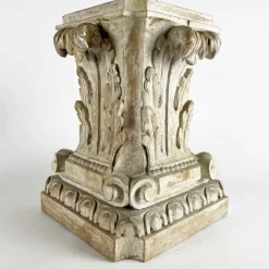 Discount Pamono Acanthus Leaf Carved Capitals, 1900, Set of 2