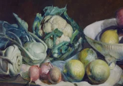 Pamono Achille Capaldo, Italian Still Life, Oil on Canvas, 1930s> Classical