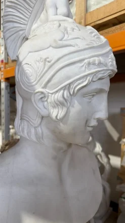 Sale Pamono Achilles Bust Sculpture, 20th Century, Marble