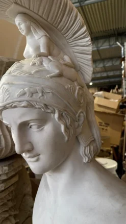 Sale Pamono Achilles Bust Sculpture, 20th Century, Marble