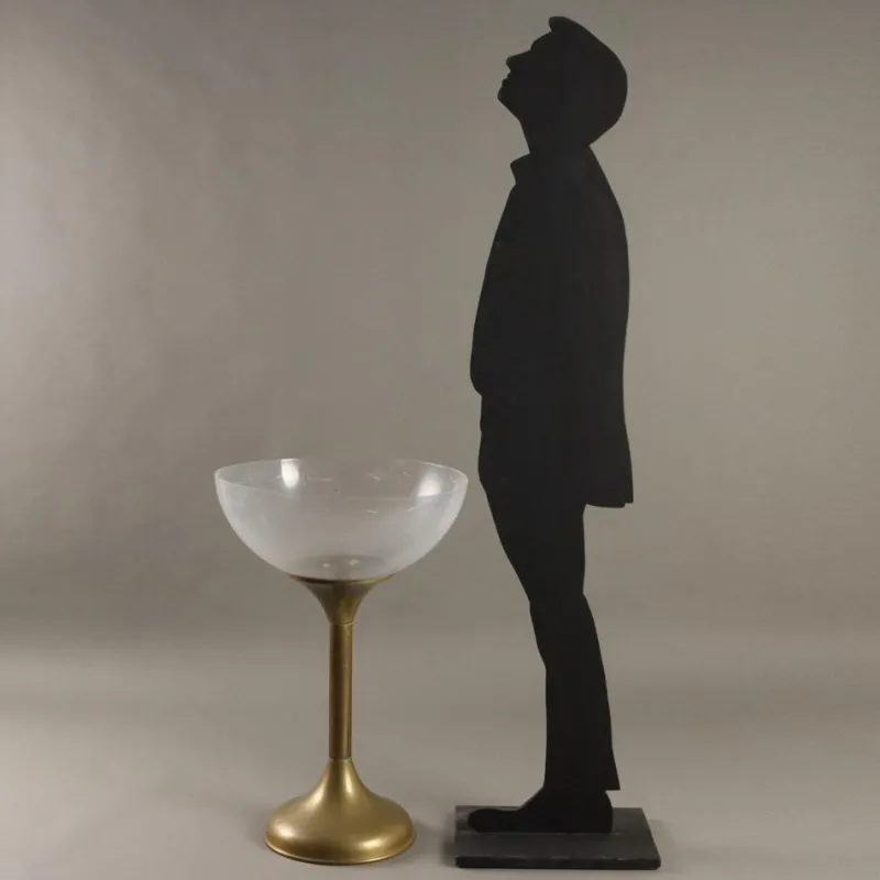 Pamono Acrylic Glass Floor Standing Champagne Cooler> Ice Buckets & Wine Coolers