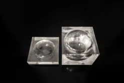 Pamono Acrylic Glass Ice Bucket by Alessandro Albrizzi, 1970s><noscript><img width=