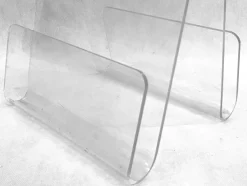 Pamono Acrylic Glass Magazine Rack, 1970s><noscript><img width=