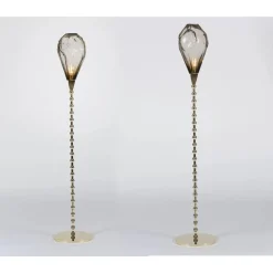 Pamono Adamas Floor Lamps by Emilie Lemardeley, Set of 2><noscript><img width=