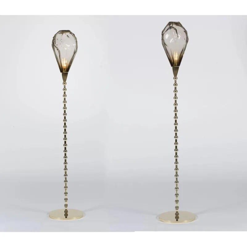 Pamono Adamas Floor Lamps by Emilie Lemardeley, Set of 2> Floor Lamps