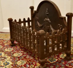New Pamono Adams Style Free Standing Fire Basket, 1890