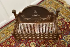 New Pamono Adams Style Free Standing Fire Basket, 1890