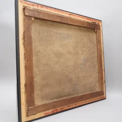 Best Pamono Adelbert Wimmenauer, Impressionist Landscape, 1890s, Oil on Canvas, Framed