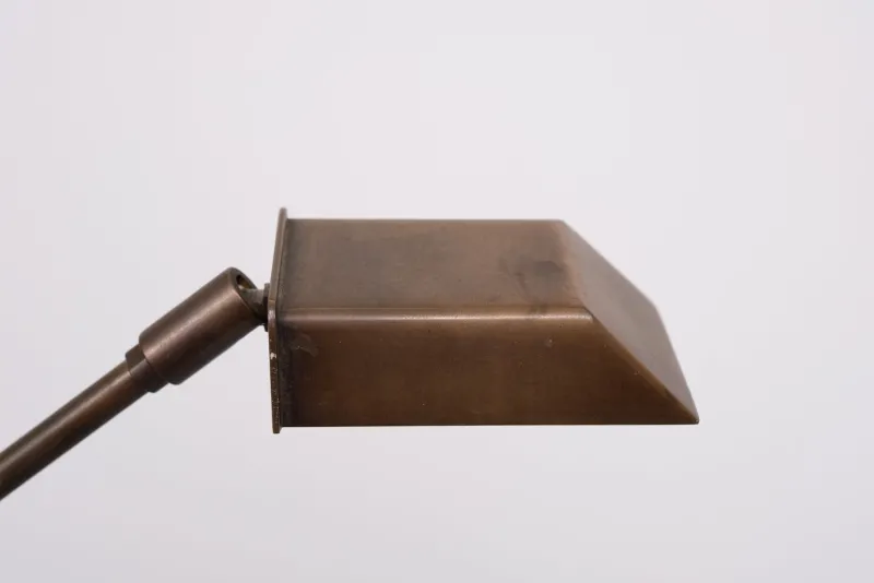 Pamono Adjustable Bronze Halogen Floor Lamp by Ben Demmers, 1980s> Floor Lamps