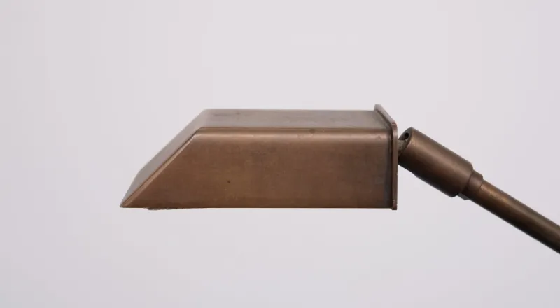 Pamono Adjustable Bronze Halogen Floor Lamp by Ben Demmers, 1980s> Floor Lamps