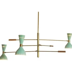 Discount Pamono Adjustable Three-Arm Chandelier by Silvio Piattelli