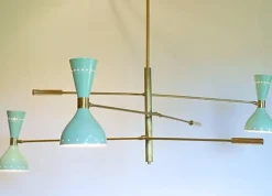 Discount Pamono Adjustable Three-Arm Chandelier by Silvio Piattelli