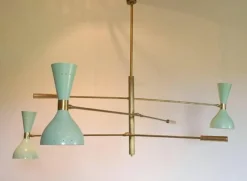 Discount Pamono Adjustable Three-Arm Chandelier by Silvio Piattelli