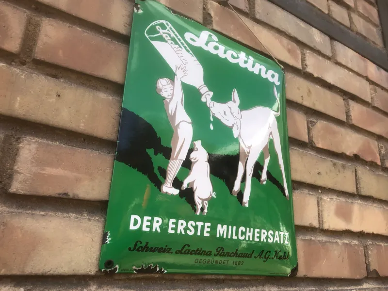 Pamono Advertising Sign from C. Robert Dold, 1920s> Wall Decor