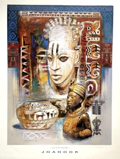 Pamono African Rhythm Poster by Joadoor, 1995> Posters
