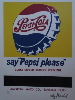 Pamono After Andy Warhol, Pepsi, Lithograph> Prints & Multiples