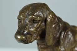 Pamono After Antoine-Louis Barye, Dachshund, 1800s, Bronze><noscript><img width=