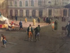 Pamono After Canaletto, Landscape of Venice, 2006, Oil on Canvas, Framed><noscript><img width=