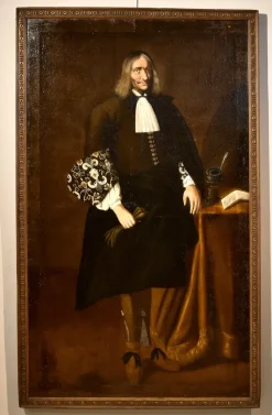 Sale Pamono After Carlo Ceresa, Portrait of Notable Giacomo Pesenti, 1660, Oil on Canvas, Framed