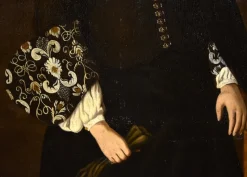 Sale Pamono After Carlo Ceresa, Portrait of Notable Giacomo Pesenti, 1660, Oil on Canvas, Framed