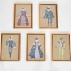 Discount Pamono After Christian Berard, Theatre Costumes, Gouaches, 1940s, Set of 5