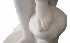 Best Pamono After Christophe Gabriel Allegrain, Venus Bathing, White Carrara Marble, 1800s