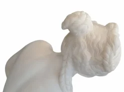 Best Pamono After Christophe Gabriel Allegrain, Venus Bathing, White Carrara Marble, 1800s