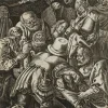 Outlet Pamono After Dürer, J. Goosens, Entombment of Christ, 17th-Century, Copper Engraving