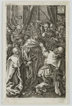 Pamono After Dürer, The Carrying of the Cross, 17th-Century, Copper on Paper> Old Masters