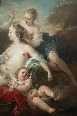 Clearance Pamono After Francois Boucher, The Toilette of Venus, 18th Century, Oil on Canvas