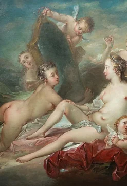 Clearance Pamono After Francois Boucher, The Toilette of Venus, 18th Century, Oil on Canvas