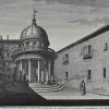 Pamono After Giuseppe Vasi, Convento di S.Pietro in Montorio, Etching, 18th Century> Old Masters