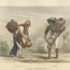 Pamono After Gustave Janet, Mexican Water Carrier and Potter, 1867, Engraving> Contemporary|Prints & Multiples
