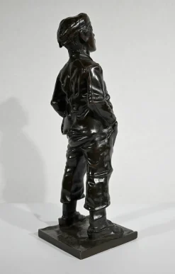New Pamono After H. Hertzberg, Le Siffleur, 19th-Century, Bronze
