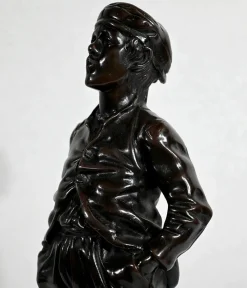 New Pamono After H. Hertzberg, Le Siffleur, 19th-Century, Bronze