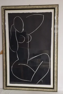 Pamono After Henri Matisse, Seated Nude, 1980s, Lithograph><noscript><img width=
