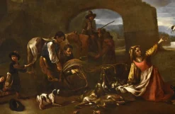 Hot Pamono After Jan Miel, Landscape, 1650, Oil on Canvas