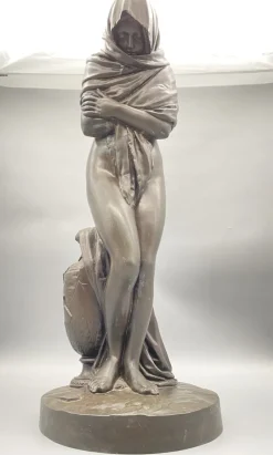 Pamono After Jean Antoine Houdon, Allegory of Winter, 1875, Bronze> Classical|Sculpture