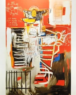 Online Pamono After Jean-Michel Basquiat, Composition, Limited Edition Lithograph, 1980s