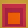 New Pamono After Josef Albers, Homage to the Square: La Tehuana, 1977, Silkscreen Print