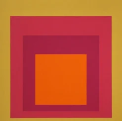 New Pamono After Josef Albers, Homage to the Square: La Tehuana, 1977, Silkscreen Print