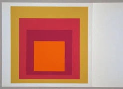 New Pamono After Josef Albers, Homage to the Square: La Tehuana, 1977, Silkscreen Print
