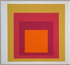 New Pamono After Josef Albers, Homage to the Square: La Tehuana, 1977, Silkscreen Print