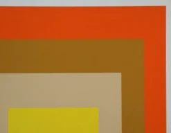 Pamono After Josef Albers, Homage to the Square: Yes Sir, 1977, Silkscreen><noscript><img width=